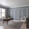 Ekena Millwork 28-in. W x 72-in. H Sussex Floral Panel Moulding Kit Double Panel PMLKSU28X72B - alternate 10